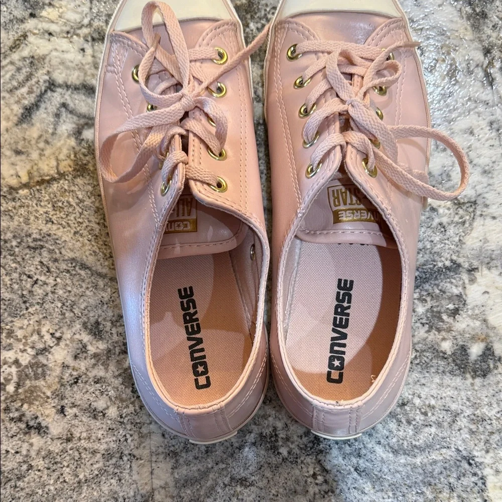 Converse Women's Light Pink Sneakers - Picture 3 of 6
